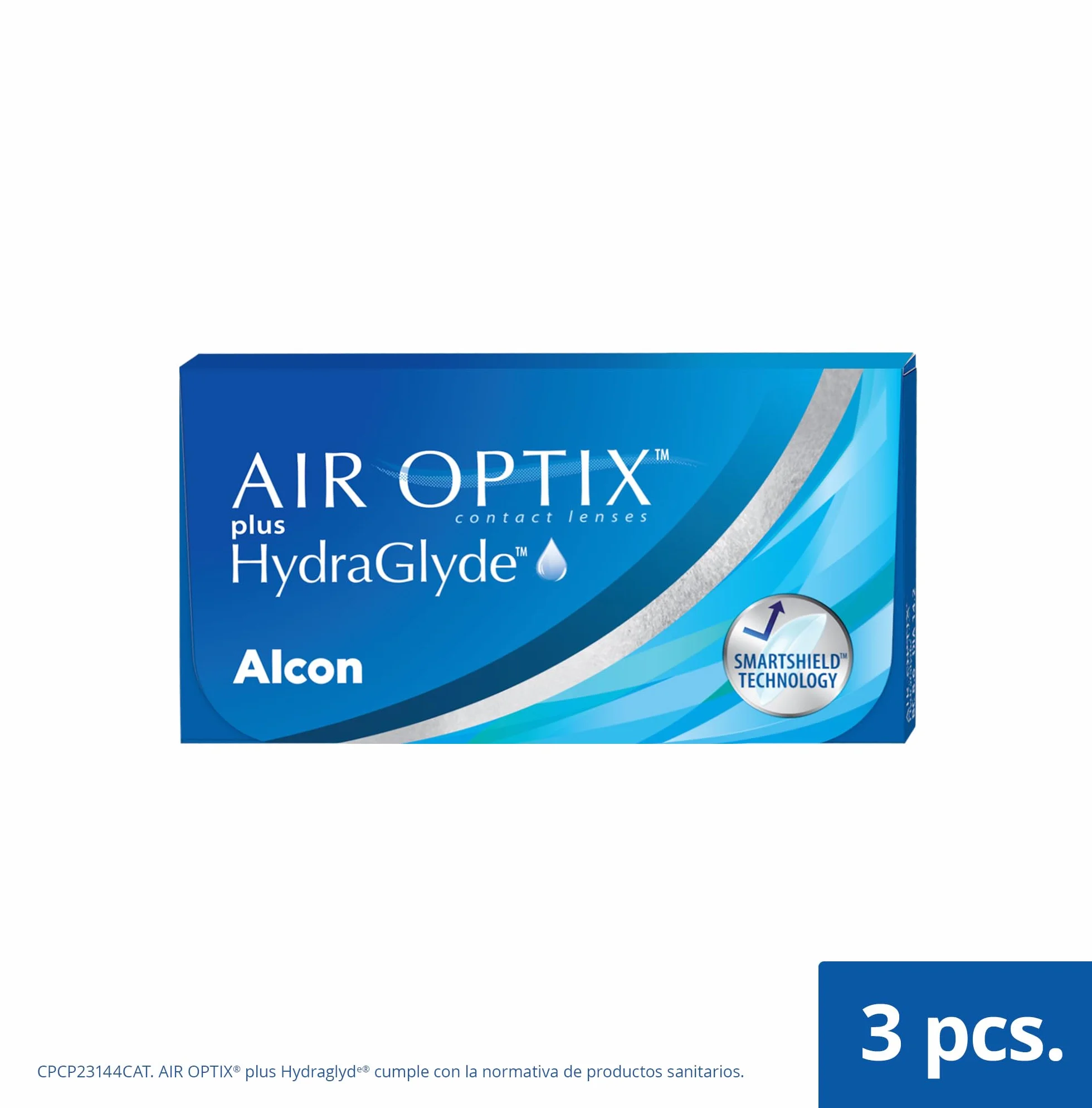 Air Optix plus HydraGlyde Lentes de contacto reemplazo mensual Pack 3 R 8.6 mm D 14.2 mm -9.5 Diopt