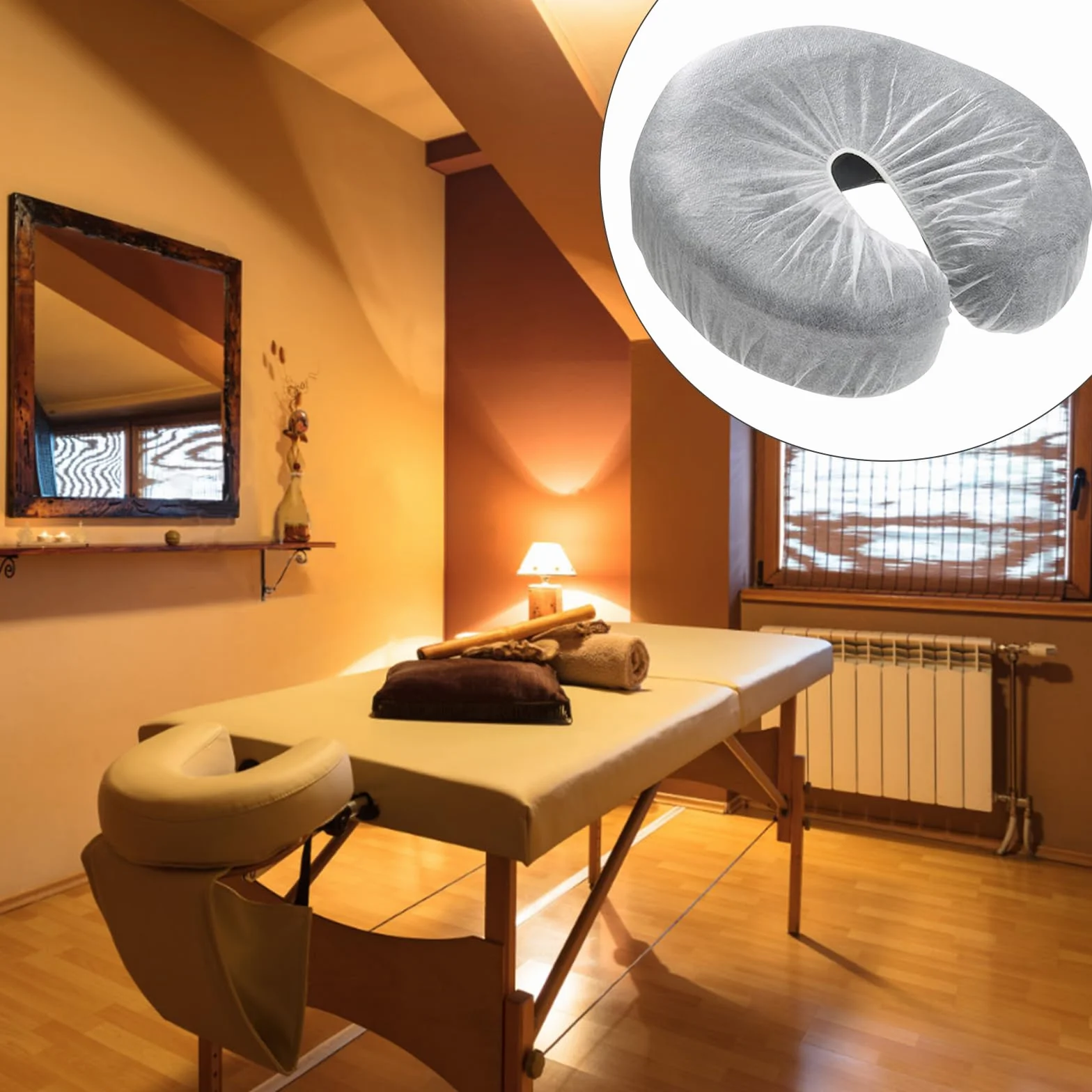 100 Piezas Fundas Para Reposacabezas De Mesa De Masaje, Fundas Masaje, Masaje Para Camilla De Masaje, Fundas Para Reposacabezas De Spa, Para Mesas De Masaje, Sillas De Belleza, Cama De Salón, 30*30cm