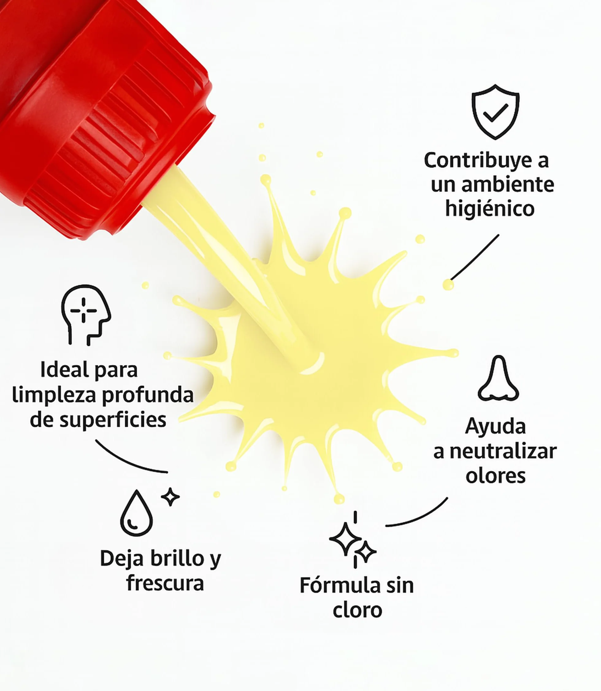 Lejia Profesional 5L Desinfectante Superficies Hogar Baño Cocina Azulejos Suelos Pack Ahorro 3 Garrafas Limpieza Total Antibacteriana Higienizante Elimina Olores Fungicida Sin Restos Cloro