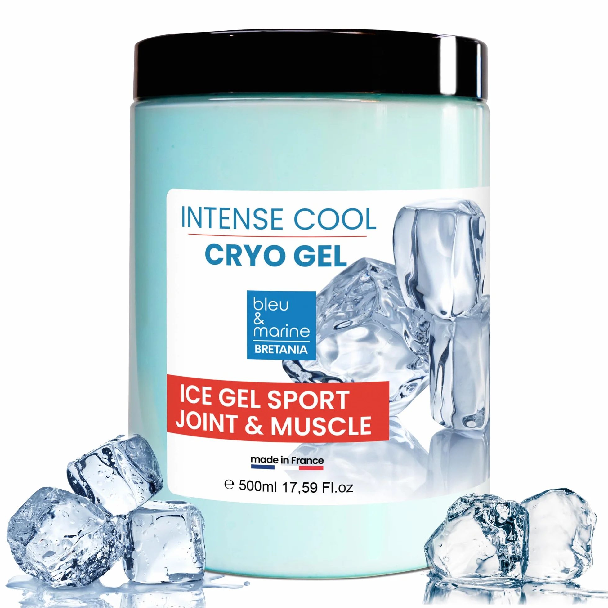 Gel Frío Profesional, Deporte, Frio Muscular, Alivia Piernas Cansadas, Combate la Celulitis, Efecto Drenante, Circulacion, Articulaciones, Gel Frio Rodilla 500 ml