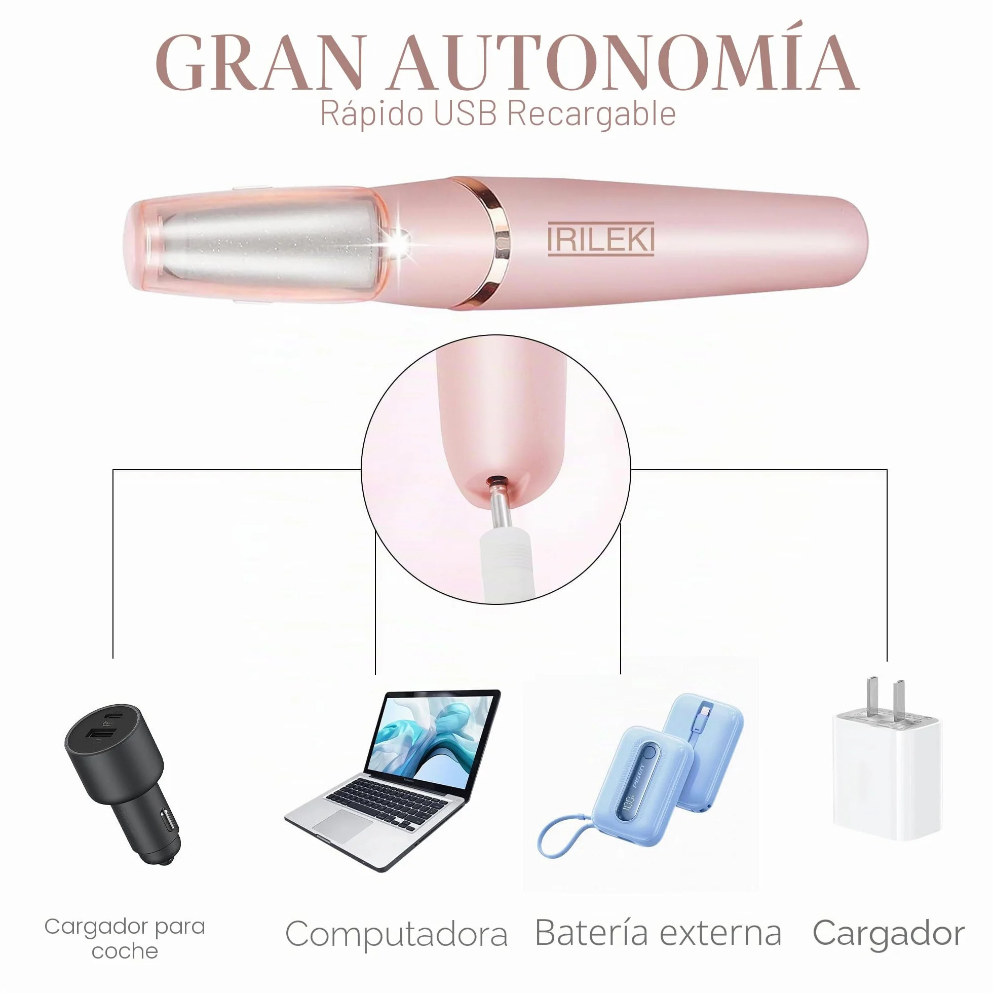 Eliminador de Callos Eléctrico para Pies, Herramientas de Pedicura Electrónicas Recargables para Archivadores de Pies, Cuidado Profesional de los Pies Pedi para Piel Seca/Muerta