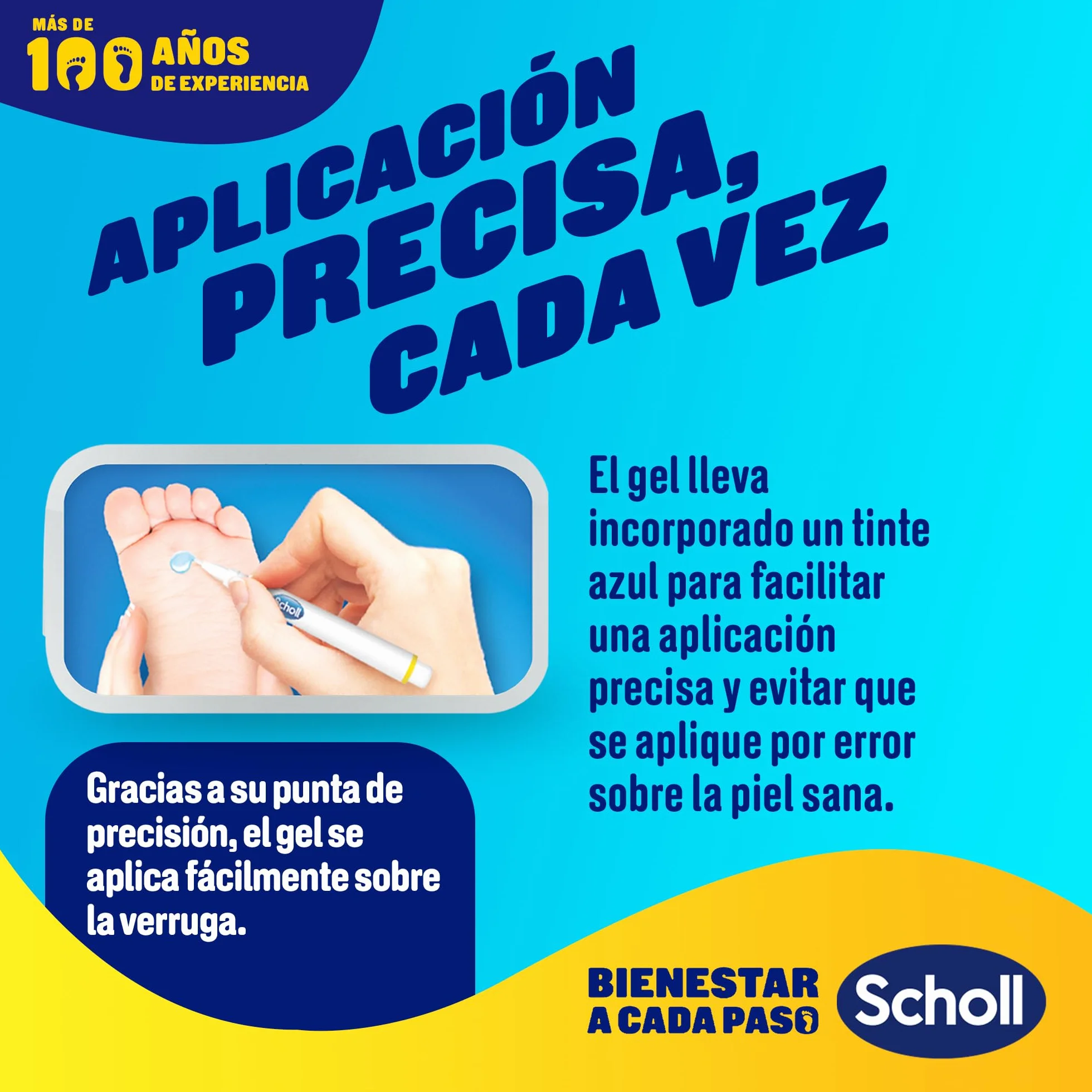 Dr. Scholl's Lapiz de Tratamiento Verrugas - Resultados visibles en una semana - Aplicador de precision - Clinicamente probado - TCA Active Gel