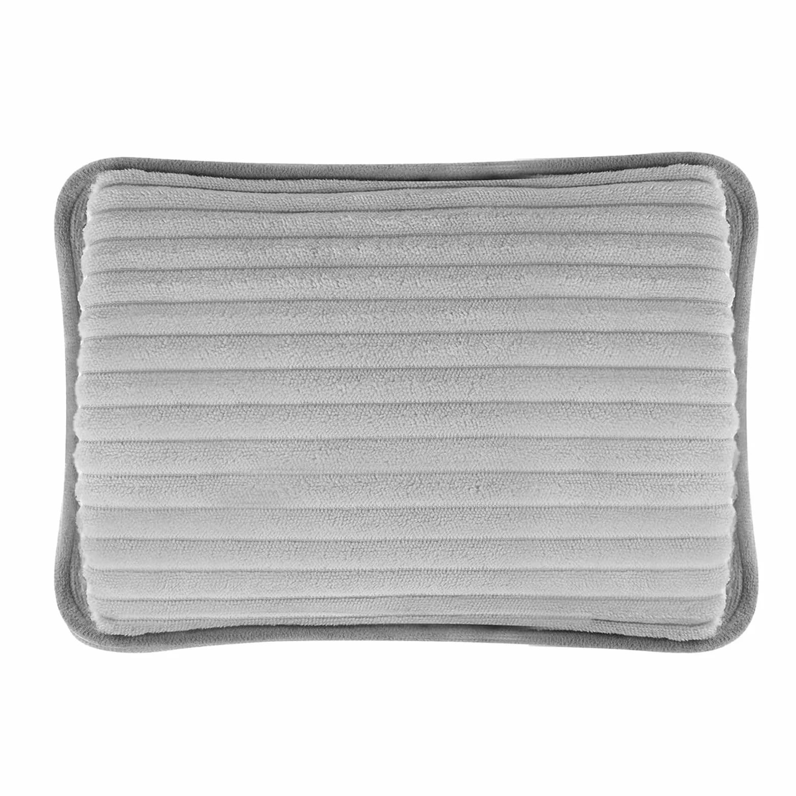 LEIVESTE - Bolsa de agua caliente eléctrica de terciopelo, calentador eléctrico recargable suave para manos y cuerpo – Boule de agua caliente para dolores menstruales, invierno y relajación (gris)