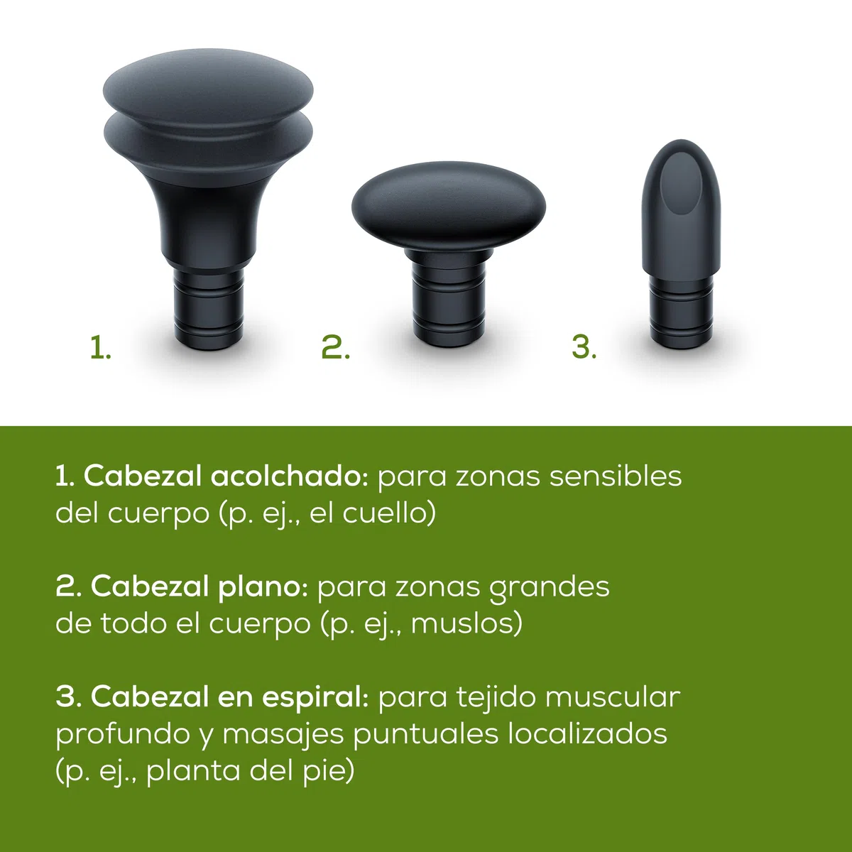 Beurer MG 79 Massage Gun Sensitive, Pistola de masaje muscular y compacta con 3 accesorios, suave masaje de puntos gatillo para zonas sensibles del cuerpo con 3 niveles de intensidad