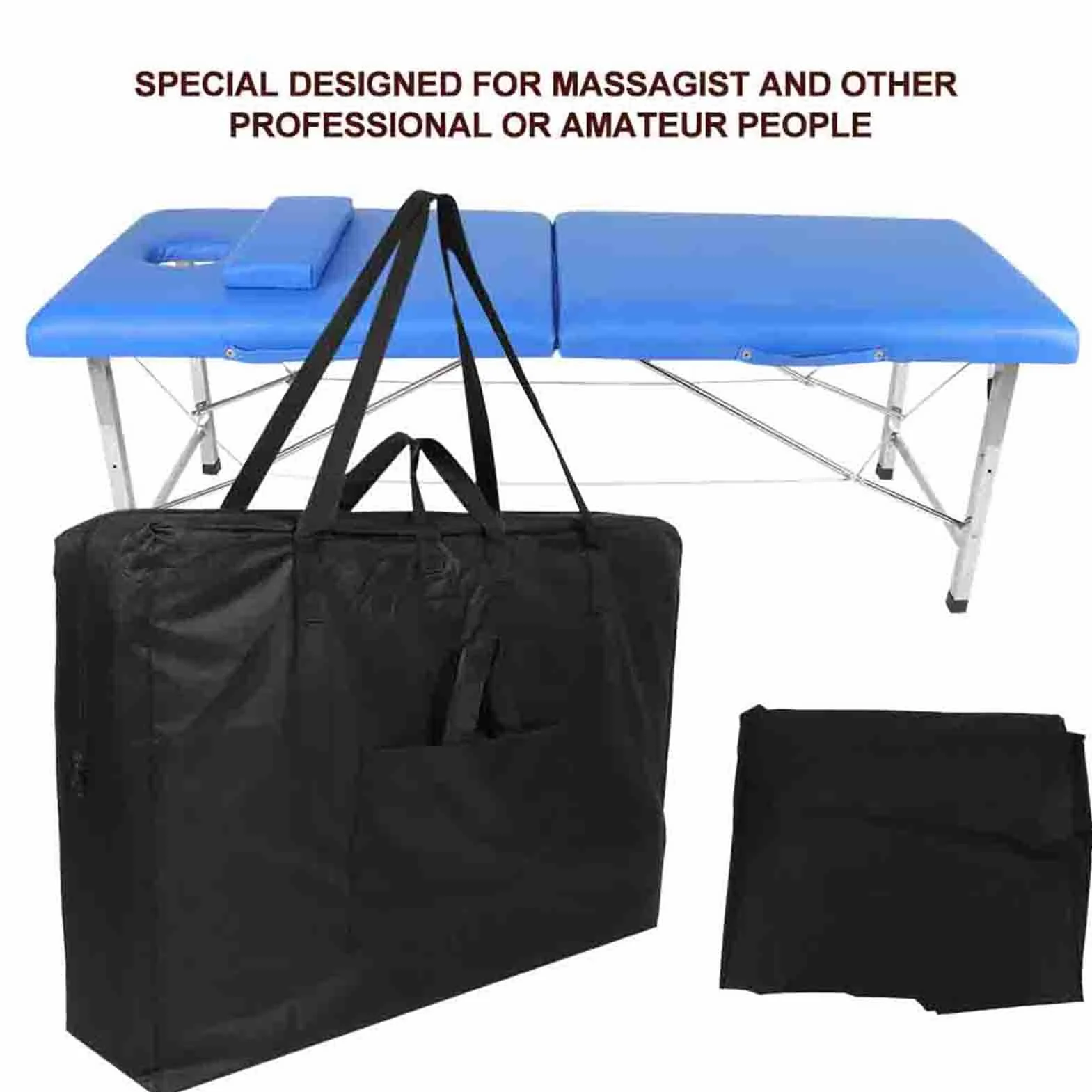 DEWIN Bolsa para sofá de Masaje, 93 X 63 X 23 Cm/36,61 X 24,80 X 9,06 Pulgadas Mesas de SPA Portátiles Profesionales Cama de Masaje Bolsa de Transporte Bolsa de Hombro